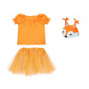 Kostým pre dievča - Veveričkové kostýmy sukne 98-110 3el (Veverička outfit čiapka blúzka sukňa 98-110) Kostým pre dievča - Veveričkové kostýmy sukne 98-110 3el (Veverička outfit čiapka blúzka sukňa 98-110)