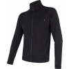 Pánská mikina SENSOR Merino upper černá zip Velikost: S, Barva: černá Pánská mikina SENSOR Merino upper černá zip Velikost: S, Barva: černá