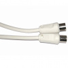 CABLETECH účastnícka šnúra, IEC TV konektor - IEC TV zdierka, 15m, priame konektory KPO2735F-15 CABLETECH účastnícka šnúra, IEC TV konektor - IEC TV zdierka, 15m, priame konektory KPO2735F-15