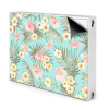 Magnetický kryt na radiátor Pastelové květiny 80x60 cm Magnetický kryt na radiátor Pastelové květiny 80x60 cm