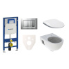 Siko Cenově zvýhodněný závěsný WC set Geberit do lehkých stěn / předstěnová montáž + WC Geberit Selnova GES3S7 Siko Cenově zvýhodněný závěsný WC set Geberit do lehkých stěn / předstěnová montáž + WC Geberit Selnova GES3S7