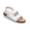 SANTÉ N/31/10/H/K BIELA / Dámske zdravotné sandále - biela 38 SANTÉ N/31/10/H/K BIELA / Dámske zdravotné sandále - biela 38