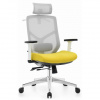 Bielo-žlté ergonomické kreslo HELLS Chair HC-1052, HC__5907196011467 Bielo-žlté ergonomické kreslo HELLS Chair HC-1052, HC__5907196011467