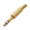 BLOW Konektor Jack 6,3 ST GOLD BLOW Konektor Jack 6,3 ST GOLD