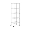 Royal Catering Kovová polica - 60 x 45 x 190 cm - 50 kg - 4 kolieska RCMR-1800P50 Royal Catering Kovová polica - 60 x 45 x 190 cm - 50 kg - 4 kolieska RCMR-1800P50