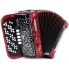 Hohner Nova III 96, B-stepped barva červená Hohner Nova III 96, B-stepped barva červená
