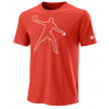 Pánske tričko Wilson Bela tech Tee II M - fiesta - Červený (S) Pánske tričko Wilson Bela tech Tee II M - fiesta - Červený (S)