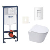 Siko Závěsný WC set do lehkých stěn / předstěnová montáž SAT Infinitio GRSIN10SCSH0 Siko Závěsný WC set do lehkých stěn / předstěnová montáž SAT Infinitio GRSIN10SCSH0