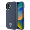 Zadný kryt Guess PU Grained Triangle Logo pre iPhone 16 Blue Zadný kryt Guess PU Grained Triangle Logo pre iPhone 16 Blue