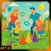 Zábavná hra 3v1 MTA pre deti od 3 rokov, viacfarebná, 1-6 hráčov Zábavná hra 3v1 MTA pre deti od 3 rokov, viacfarebná, 1-6 hráčov