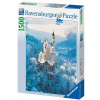 RAVENSBURGER Puzzle Zámok Neuschwanstein v zime 1500 dielikov RAVENSBURGER Puzzle Zámok Neuschwanstein v zime 1500 dielikov