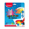 Maped Color Peps Súprava olejových pastelov 24ks Maped Color Peps Súprava olejových pastelov 24ks