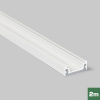 AL profil FKU11 BC / UX pre LED, bez plexi, 2m, biely AL profil FKU11 BC / UX pre LED, bez plexi, 2m, biely
