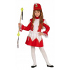 KOSTÝM DIEVČA MAŽORETKA ČERVENÝ KARNEVAL 128 KOSTÝM DIEVČA MAŽORETKA ČERVENÝ KARNEVAL 128