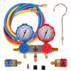Tester plnenia klimatizácie s rýchlospojkami, manometer R134A BAR/PSI Tester plnenia klimatizácie s rýchlospojkami, manometer R134A BAR/PSI