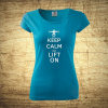 Keep calm and lift on, Barva Modrá, Velikost S Bezvatriko.cz 208263 Keep calm and lift on, Barva Modrá, Velikost S Bezvatriko.cz 208263