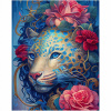 Diamantová výšivka / Diamond painting mozaika pre deti 5D - Puma, panter, kvety Diamantová výšivka / Diamond painting mozaika pre deti 5D - Puma, panter, kvety