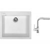 Set Sinks CUBE 560 Milk + batéria Sinks ENIGMA S chróm Set Sinks CUBE 560 Milk + batéria Sinks ENIGMA S chróm