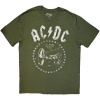Tričko AC/DC - For Those About To Rock Tour '25, Unisex,Zelená,XL Tričko AC/DC - For Those About To Rock Tour '25, Unisex,Zelená,XL