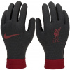 Nike Fotbalové rukavice Liverpool FC THermafit - H023 juniorské M černé Nike Fotbalové rukavice Liverpool FC THermafit - H023 juniorské M černé