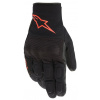 rukavice S MAX DRYSTAR, ALPINESTARS (čierna/červená fluo, veľ. S)