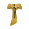 Kríž: TAU, drevený s kovovým korpusom - 24 cm - PG018 Kríž: TAU, drevený s kovovým korpusom - 24 cm - PG018