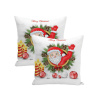 XPOSE® Bavlnená obliečka na vankúš SANTA VIANOCE 40x40 cm 2ks, Bavlna XPOSE® Bavlnená obliečka na vankúš SANTA VIANOCE 40x40 cm 2ks, Bavlna