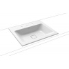 Kaldewei Cono umývadlo 60x50 cm obdĺžnik vstavané umývadlo biela 901606033001 Kaldewei Cono umývadlo 60x50 cm obdĺžnik vstavané umývadlo biela 901606033001