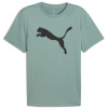 Pánske tričko Puma ESS Solid Big Cat Tee Green|L Pánske tričko Puma ESS Solid Big Cat Tee Green|L