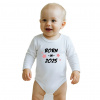 Detské body s potlačou New Baby BORN IN 2025 pink Biela 74 (6-9m) Detské body s potlačou New Baby BORN IN 2025 pink Biela 74 (6-9m)