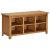 zahrada-XL Regál na topánky 90x37x45 cm, dubový masív 289189 zahrada-XL Regál na topánky 90x37x45 cm, dubový masív 289189