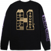 pánske tričko HUF ONE SOUND LS TEE Black L pánske tričko HUF ONE SOUND LS TEE Black L