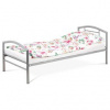 Jednolôžková posteľ 94x207cm, kov, strieborná, BED-1900 SIL Jednolôžková posteľ 94x207cm, kov, strieborná, BED-1900 SIL
