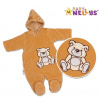 BABY NELLYS Kombinézka/overal Medvedík Teddy - tm. béžová Baby Nellys BABY NELLYS Kombinézka/overal Medvedík Teddy - tm. béžová Baby Nellys