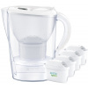Brita Marella XL filtračná kanvica 3,5 l 4 kartuše biela (Brita Marella XL filtračná kanvica 3,5 l 4 kartuše biela) Brita Marella XL filtračná kanvica 3,5 l 4 kartuše biela (Brita Marella XL filtračná kanvica 3,5 l 4 kartuše biela)