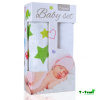 Darčekový baby set T-tomi bambusové osušky biela+zelené hviezdičky Darčekový baby set T-tomi bambusové osušky biela+zelené hviezdičky