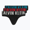 Pánske slipy Calvin Klein 000NB3607A Hip Brief 3 pairs black with oatmeal logo/black with age Pánske slipy Calvin Klein 000NB3607A Hip Brief 3 pairs black with oatmeal logo/black with age