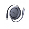 UGREEN navíjecí kabel USB-C, 1m, stříbrná 65905 UGREEN navíjecí kabel USB-C, 1m, stříbrná 65905