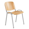 Antares Jedálenská stolička 1120LN buková lakovaná preglejka, strieborný rám Antares Jedálenská stolička 1120LN buková lakovaná preglejka, strieborný rám