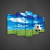 Obraz na plátne viacdielny - OB3531 - Futbalová lopta 100cm x 60cm - S17 Obraz na plátne viacdielny - OB3531 - Futbalová lopta 100cm x 60cm - S17