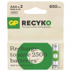 GP ReCyko HR03 (AAA) 650mAh 2ks B25162 - Nabíjacie batérie GP ReCyko HR03 (AAA) 650mAh 2ks B25162 - Nabíjacie batérie