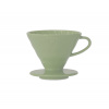 Keramický dripper Hario V60-02 olivový + 40 filtrov Keramický dripper Hario V60-02 olivový + 40 filtrov