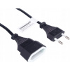 PremiumCord Kabel síťový prodlužovací dvojvidlice 230V 3m, kpsm3 PremiumCord Kabel síťový prodlužovací dvojvidlice 230V 3m, kpsm3