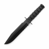 KA-BAR Nôž FIGHTER kombinované ostrie ČIERNY KA-BAR Nôž FIGHTER kombinované ostrie ČIERNY