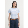 U.S. Polo Assn. tričko dámske bavlnené STRIPE CREW NECK WUP1308 modrá S U.S. Polo Assn. tričko dámske bavlnené STRIPE CREW NECK WUP1308 modrá S