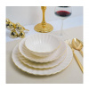 Asir | Jedálenská súprava 24 ks biela/zlatá/porcelán | 858CMR1323 Asir | Jedálenská súprava 24 ks biela/zlatá/porcelán | 858CMR1323