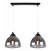 Light Home Závesné svietidlo Venice, 2x garfitové sklenené tienidlo Light Home Závesné svietidlo Venice, 2x garfitové sklenené tienidlo