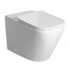 Sapho IMALA WC kombi misa, Vortex Rimless, 61x35,5cm, spodný/zadný odpad, biela, PC107-111 Sapho IMALA WC kombi misa, Vortex Rimless, 61x35,5cm, spodný/zadný odpad, biela, PC107-111