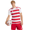 Pánske tričko adidas Hooped 26 Jersey červeno-biele KF3388 pánske S Pánske tričko adidas Hooped 26 Jersey červeno-biele KF3388 pánske S