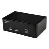 StarTech.com 2-Port DisplayPort KVM Switch - Dual-Monitor - 4K 60 - with Audio & USB Peripheral Support - DP 1.2 - USB Hub (SV231DPDDUA2) - Přepínač KVM / audio / USB - 2 x KVM / zvuk / USB - 1 místní StarTech.com 2-Port DisplayPort KVM Switch - Dual-Monitor - 4K 60 - with Audio & USB Peripheral Support - DP 1.2 - USB Hub (SV231DPDDUA2) - Přepínač KVM / audio / USB - 2 x KVM / zvuk / USB - 1 místní